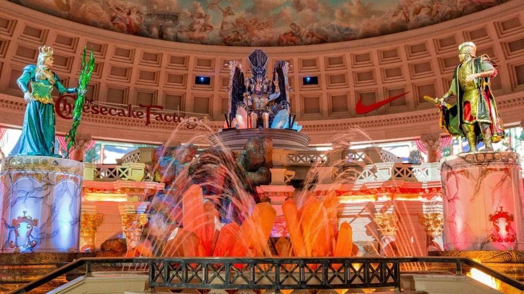 Fall of Atlantis at Caesars Forum Shops - Las Vegas Free Shows