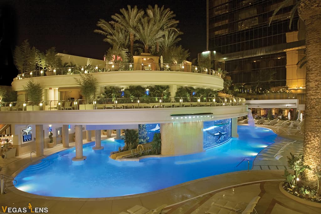Golden Nugget Hotel’s Rooftop Pool - Romantic things to do in Las Vegas