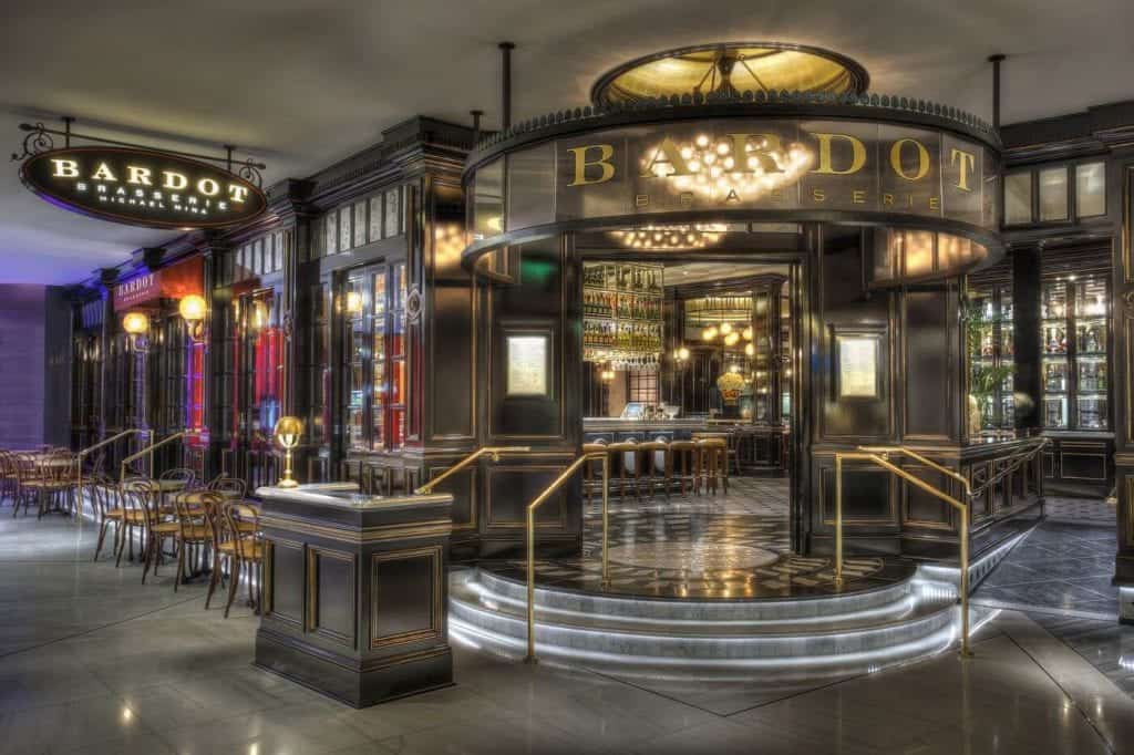 Michael Mina's Parisian-style bistro, Bardot - Restaurants in Las Vegas for Bachelorette Party