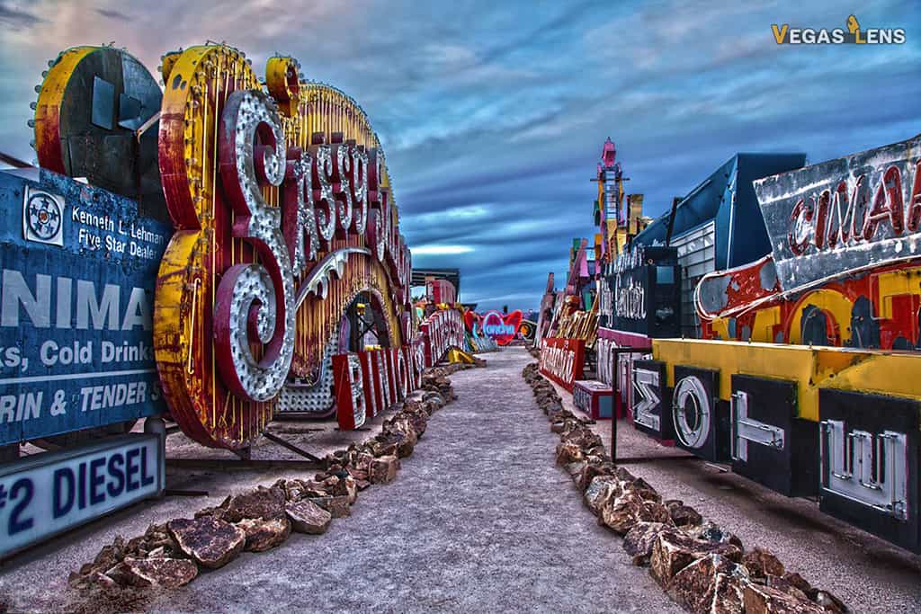 Neon Museum Urban Gallery - Free things to do in Vegas with kids