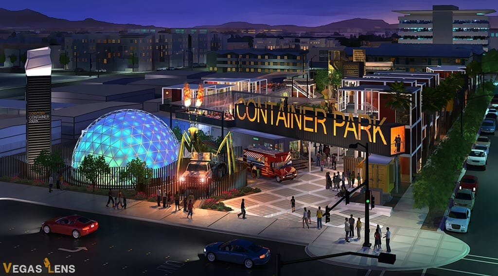 Downtown Container Park - Las Vegas bachelorette party ideas