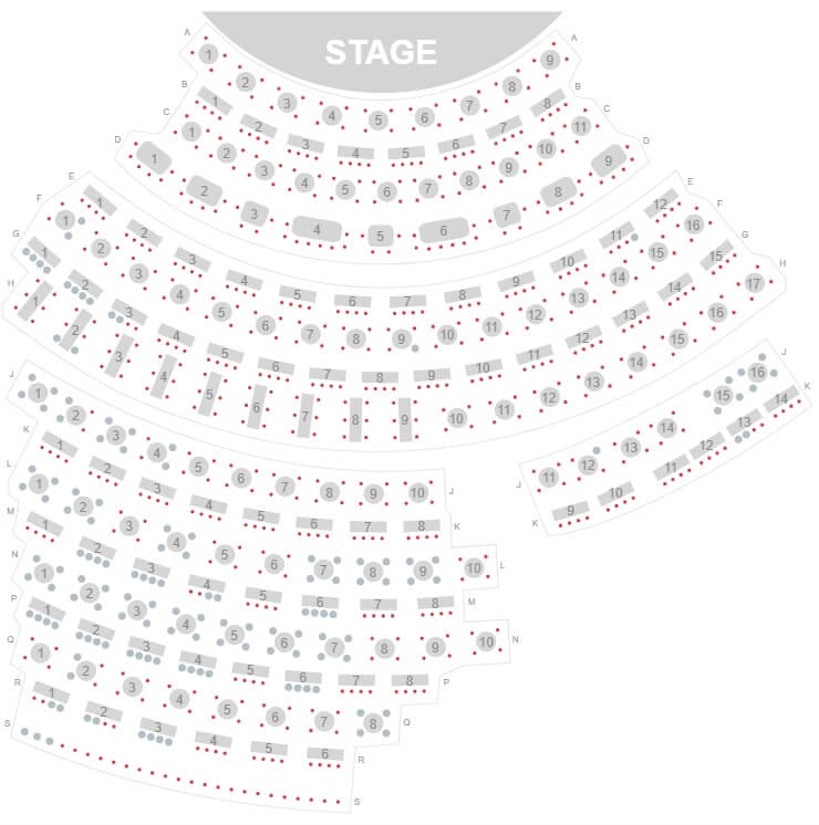 David Copperfield Seating Chart