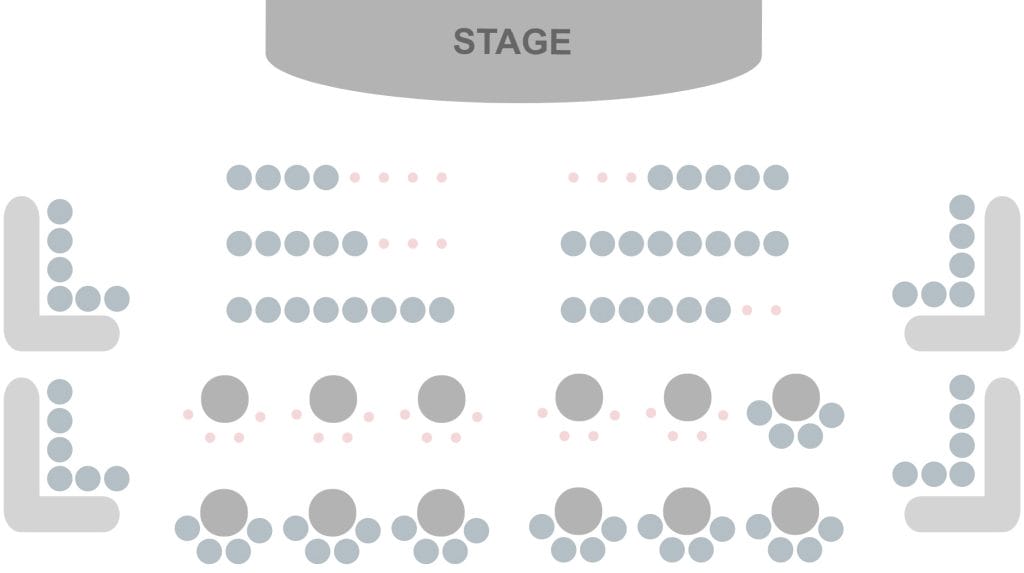 All Shook Up Seating Chart