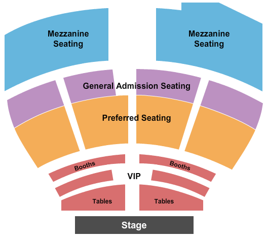 Tropicana Theater Seating Chart